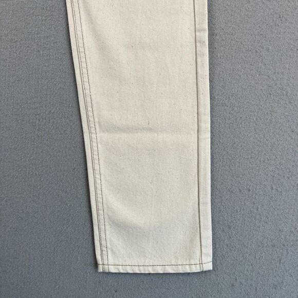 NWT Saturdays NYC Charlie Skinny Slim Natural Beige Mid Rise Denim Jeans 29x32 - Picture 5 of 16
